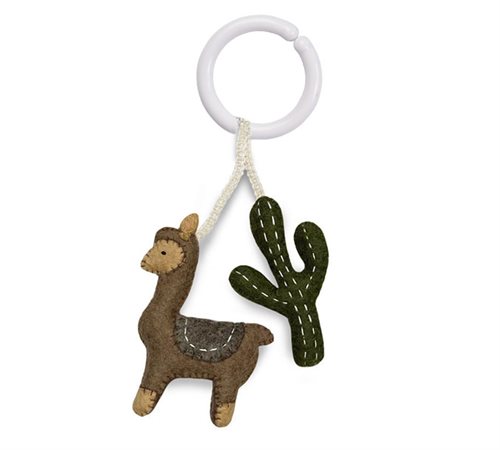 Pram Mobile, Llama/Cactus, Brown