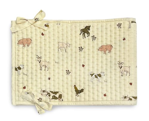 Quilted Bed Bumper,  2. sorting, Farmyard