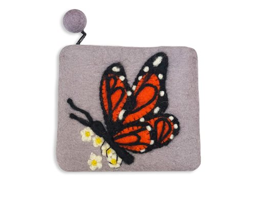 Purse, Butterfly, Purple