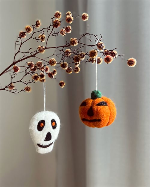 Ornament, Scary Pumpkin