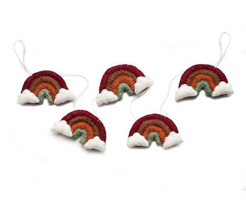 Garland, Rainbow, Brown/Orange