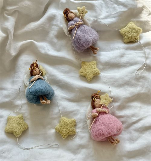 Garland, Fairy/Star, Pastel