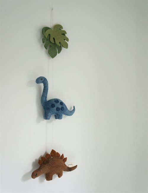 Wall Hanger, Dinosaur, Blue/Brown