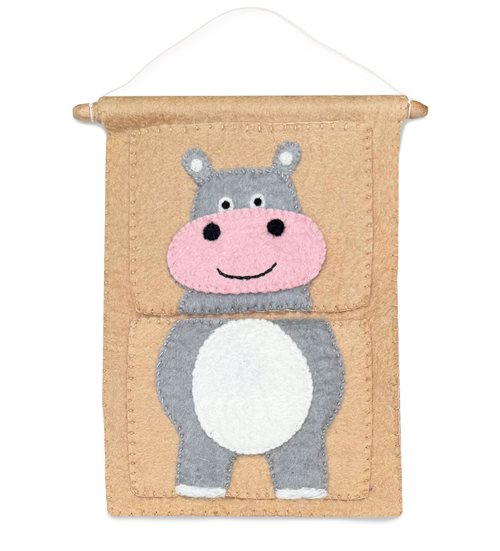Banner w pockets, Hippo