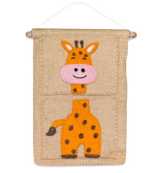 Banner w pockets, Giraffe