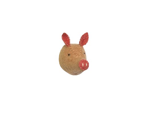 Animal Head, Pig, Small