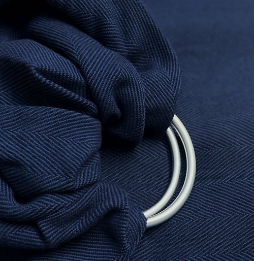 Ring Sling, Cashmere/Cotton, Dark Blue