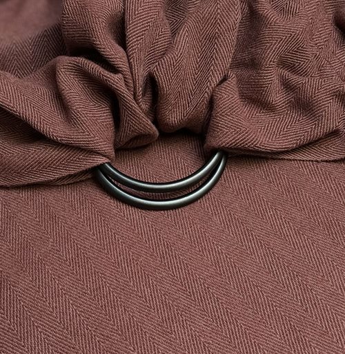Ring Sling, Cashmere/Cotton, Dark Marron