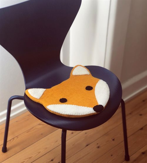 Chair Cushion, Fox, Orange