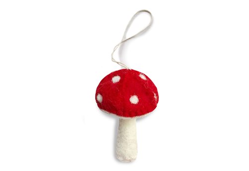 Ornament, Mushroom, Red