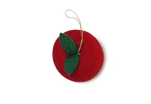 Ornament, Apple, Red