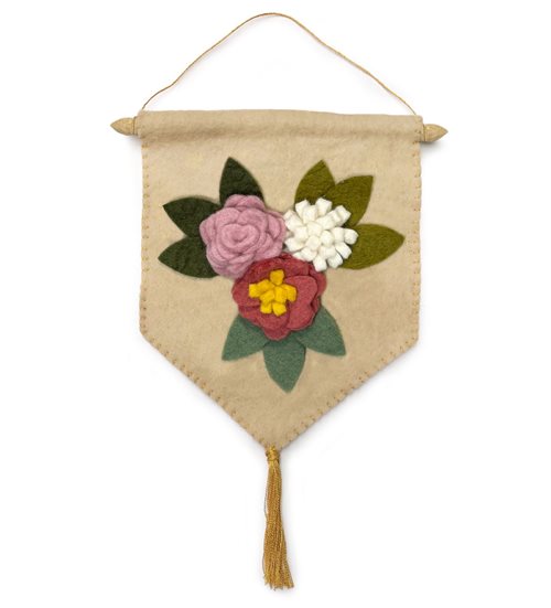 Banner, Coral Flowers