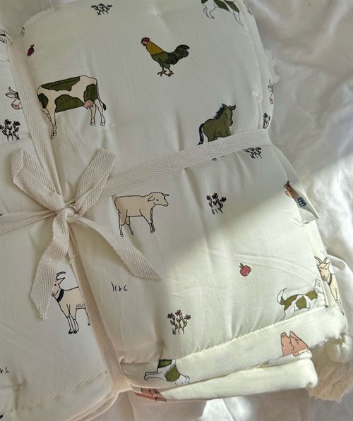 Quilted Blanket, Farmyard