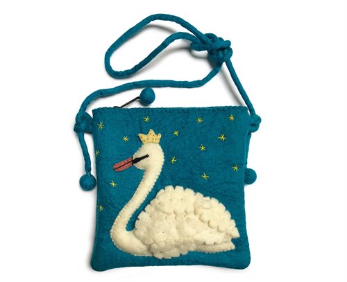 Bag, Swan, Blue