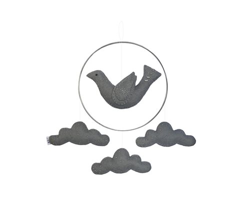 Mobile, Bird/Clouds, Grey