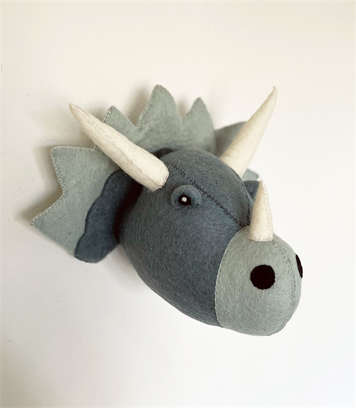 Animal Head, Dinosaur, Blue